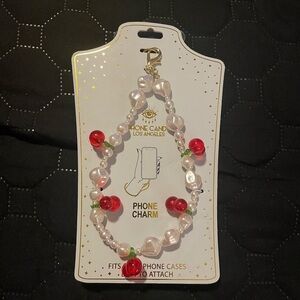 Eye Candy Gold and Black Phone Charm